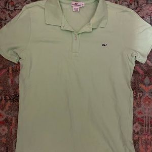 Vineyard Vines light green polo
